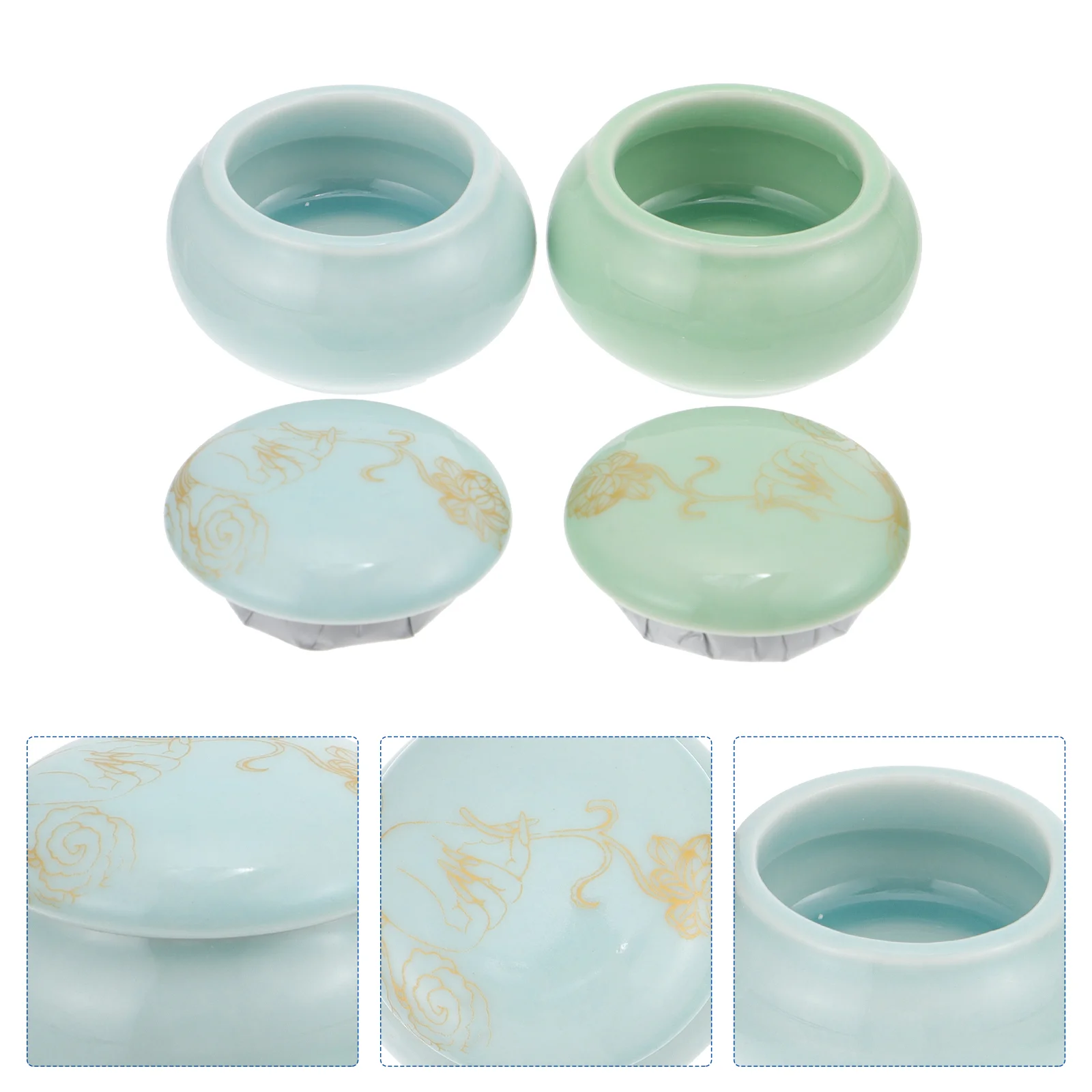 2 шт. многоразовые керамические изысканные керамические s-горшки, бутылки для подкормки, бутылки для макияжа 
2 шт. многоразовые керамические изысканные керамические s-горшки, бутылки для подкормки, бутылки для макияжа