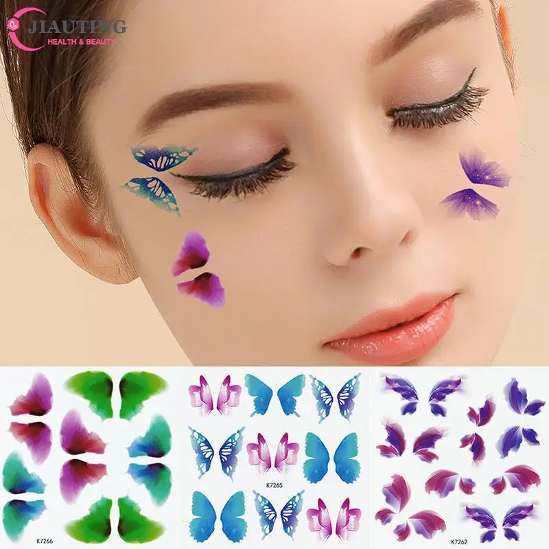 1pcs Waterproof Temporary Eyes Face Hand Chest Body Art Fake Tattoos Fashion Shiny Butterfly Tattoo Sticker
1pcs Waterproof Temporary Eyes Face Hand Chest Body Art Fake Tattoos Fashion Shiny Butterfly Tattoo Sticker