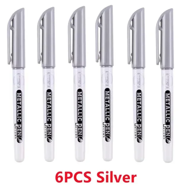 Guangna 6 шт. золото, серебро, металлическая ручка, ручка для рисования из смолы, акриловая краска, перманентный маркер для DIY, эпоксидная смола, ручная работа
Guangna 6 шт. золото, серебро, металлическая ручка, ручка для рисования из смолы, акриловая краска, перманентный маркер для DIY, эпоксидная смола, ручная работа