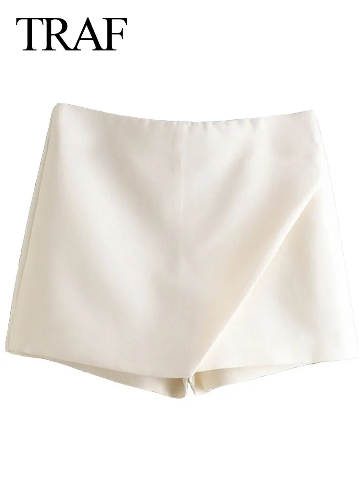 TRAF Fashion Women's Short Skirt Asymmetric Slim Fit Sexy Office Dress Simple Versatile Solid Color White Elegant Temperament
TRAF Fashion Women's Short Skirt Asymmetric Slim Fit Sexy Office Dress Simple Versatile Solid Color White Elegant Temperament
