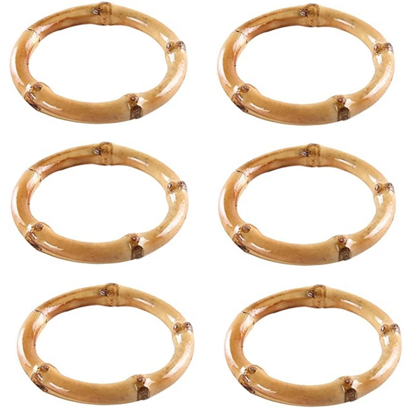 Handmade Bamboo Napkin Ring Natural Rustic Napkin Holders Natural Napkin Holder Rings Table Decorations, Set of 6
Handmade Bamboo Napkin Ring Natural Rustic Napkin Holders Natural Napkin Holder Rings Table Decorations, Set of 6