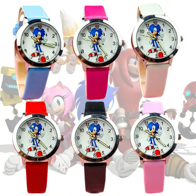 Anime Sonics Luminous Children's Watches Cartoon Character Amy Rose Quartz Electronic Watch Student Kids Birthday Gifts
Anime Sonics Luminous Children's Watches Cartoon Character Amy Rose Quartz Electronic Watch Student Kids Birthday Gifts