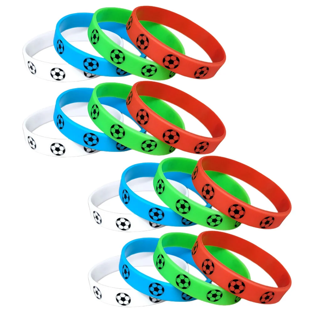 16 Pcs Accessories Soccer Wristband Boys' Bracelets Girl Compact Silica Gel Wear-resistant Male Italian
16 Pcs Accessories Soccer Wristband Boys' Bracelets Girl Compact Silica Gel Wear-resistant Male Italian