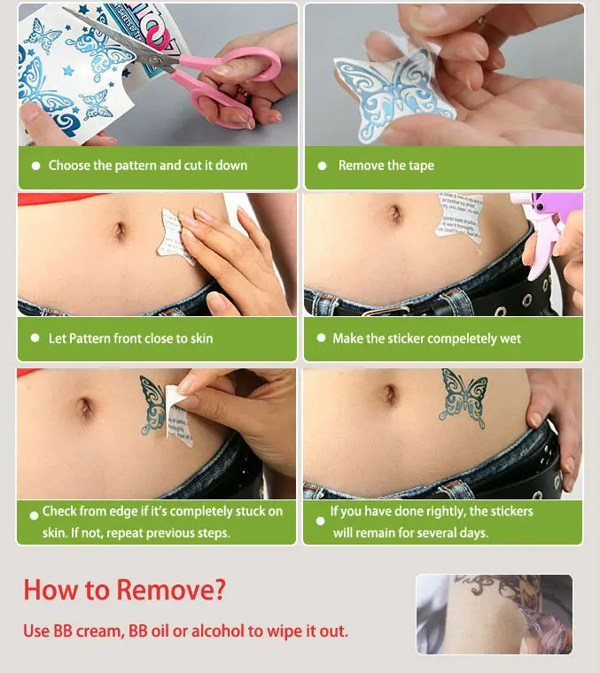 Rc2315 Butterfly Design Wholesales Body Art Temporary Tattoos Temporary Tattoos For Women Beautiful Women Small Arm Waterproof
Rc2315 Butterfly Design Wholesales Body Art Temporary Tattoos Temporary Tattoos For Women Beautiful Women Small Arm Waterproof