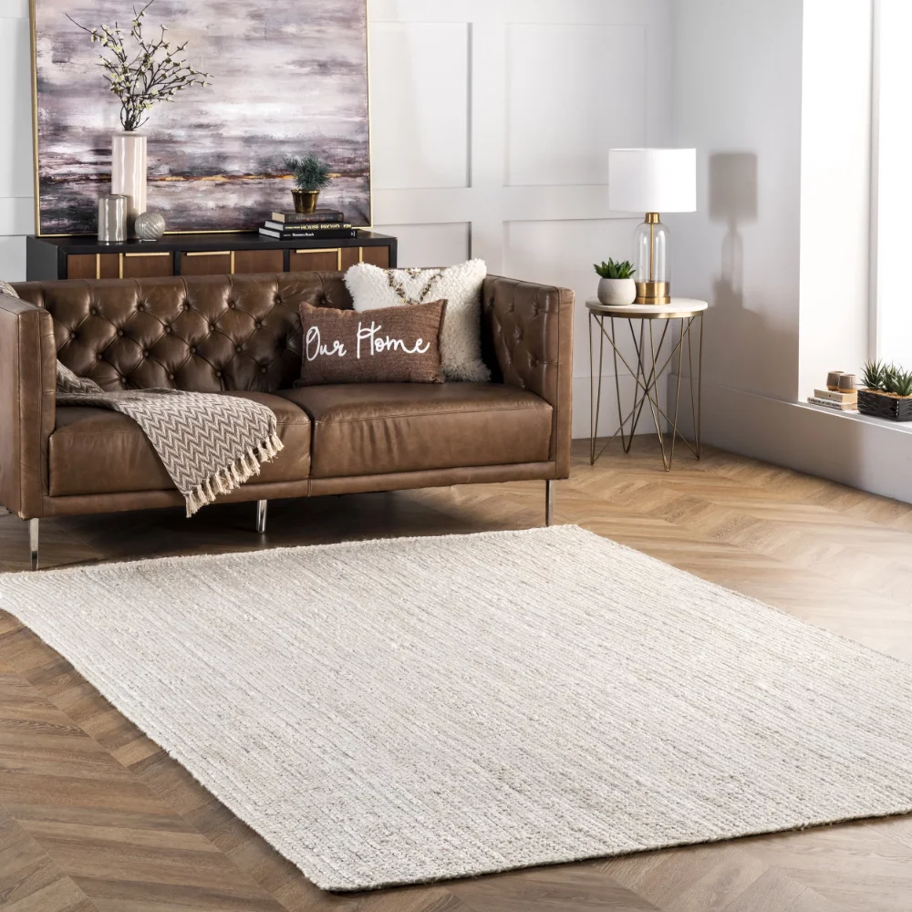 Hand-Woven Rigo Solid Print Woven Hand-Made Area Rug, 60 In X 96 In Living Room Carpet
Hand-Woven Rigo Solid Print Woven Hand-Made Area Rug, 60 In X 96 In Living Room Carpet