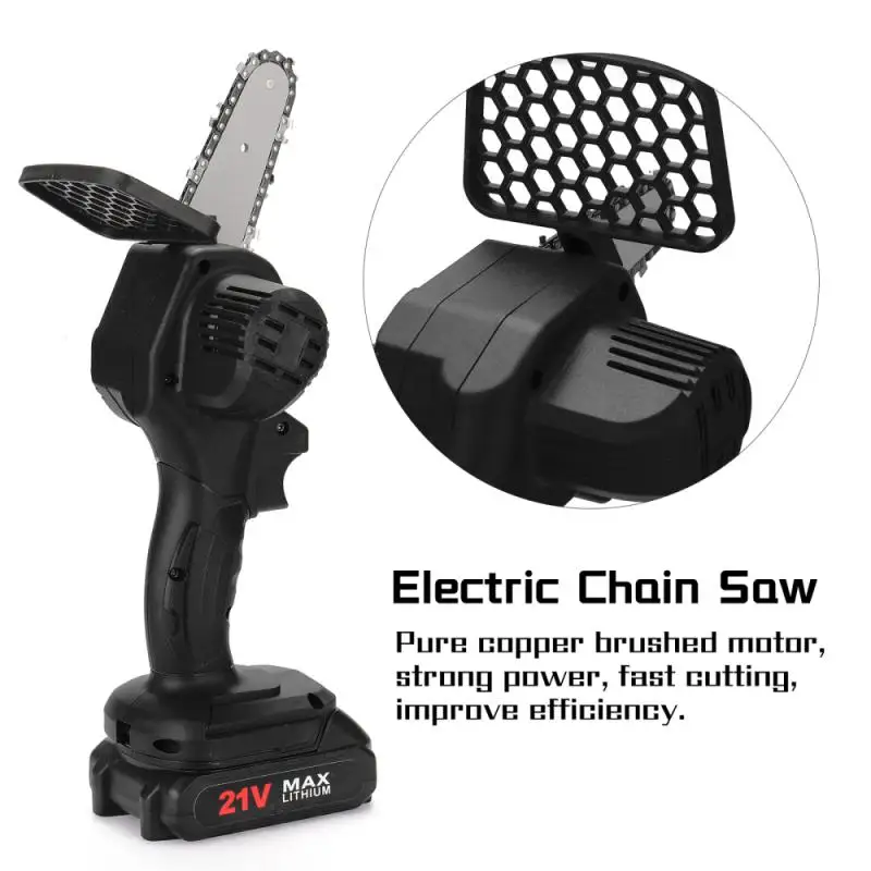4 Inch 550W Electric Saws Cordless Mini Chainsaw Pruning Saw Carpentry Tool Garden Power Tools 20000mAh For Wood Cutting
4 Inch 550W Electric Saws Cordless Mini Chainsaw Pruning Saw Carpentry Tool Garden Power Tools 20000mAh For Wood Cutting