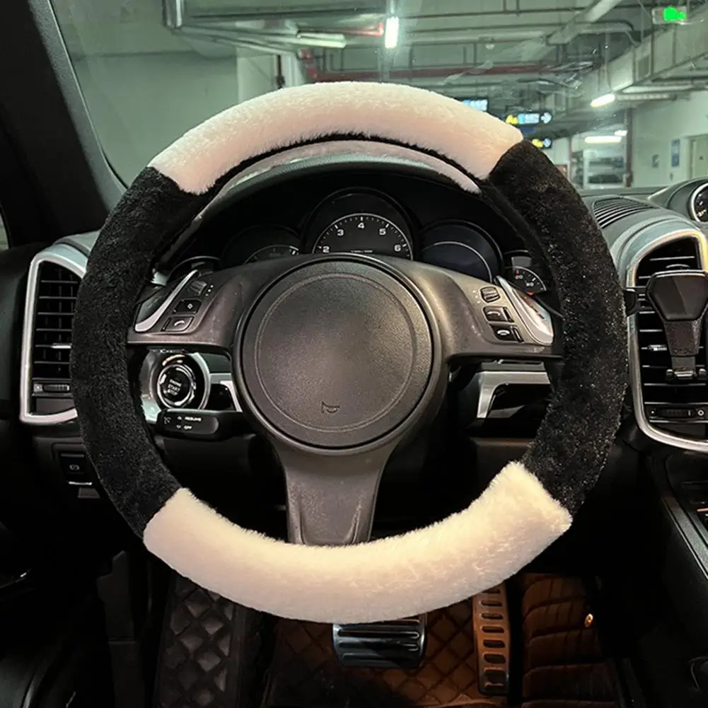 Steering Wheel Protector Useful Anti-scratch No Shedding Plush Car Steering Wheel Cover for Automobiles
Steering Wheel Protector Useful Anti-scratch No Shedding Plush Car Steering Wheel Cover for Automobiles
