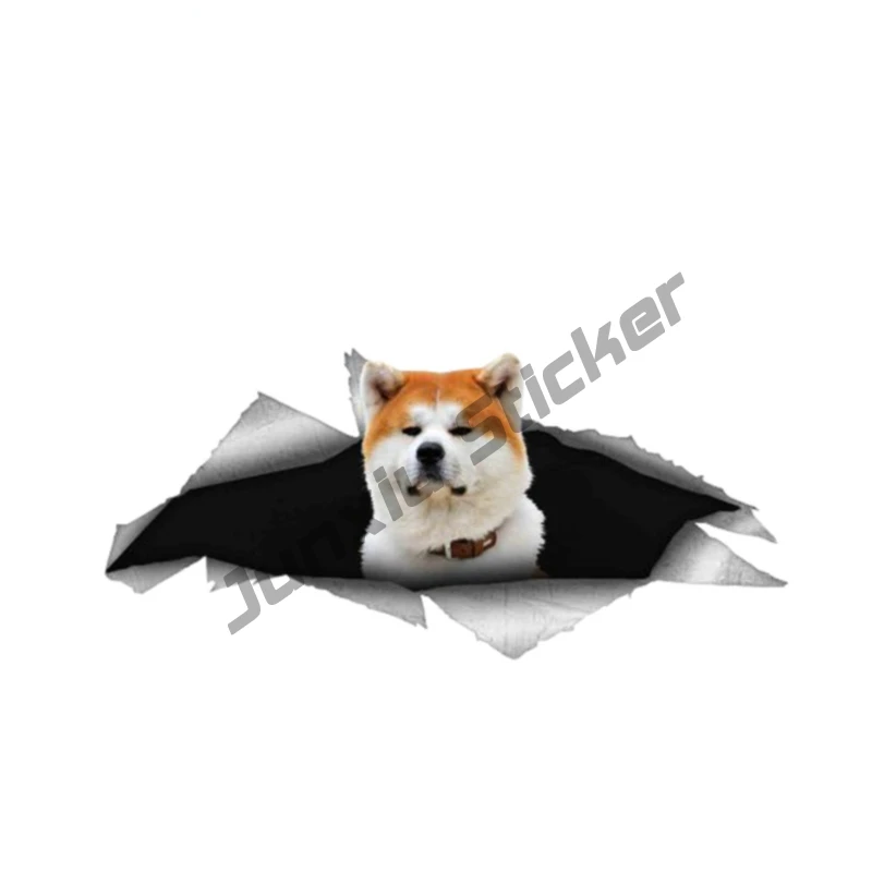 Akita Inu Dog Pet Car Sticker 3D Car Decoration Torn Metal Reflective Decal Waterproof Car Styling Camper Accessories PVC13x6cm 
Akita Inu Dog Pet Car Sticker 3D Car Decoration Torn Metal Reflective Decal Waterproof Car Styling Camper Accessories PVC13x6cm