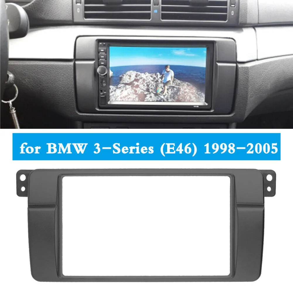 2 Din Radio Fascia Stereo Panel Frame Car Interior Trim Frame GPS Navigation Panel Frame For BMW 3 Series E46 1998-2006
2 Din Radio Fascia Stereo Panel Frame Car Interior Trim Frame GPS Navigation Panel Frame For BMW 3 Series E46 1998-2006