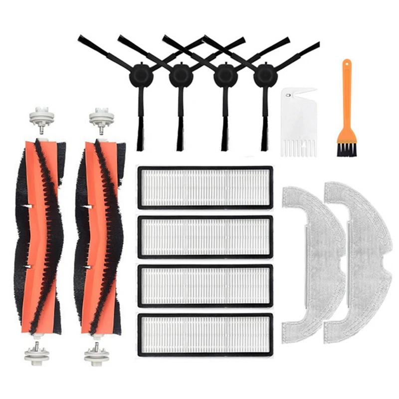 For Xiaomi Mi Robot Vacuum-Mop 2 Ultra STYTJ05ZHM Cleaner Part Detachable Main Brush Hepa Filter Side Brush Mop Cloth
For Xiaomi Mi Robot Vacuum-Mop 2 Ultra STYTJ05ZHM Cleaner Part Detachable Main Brush Hepa Filter Side Brush Mop Cloth