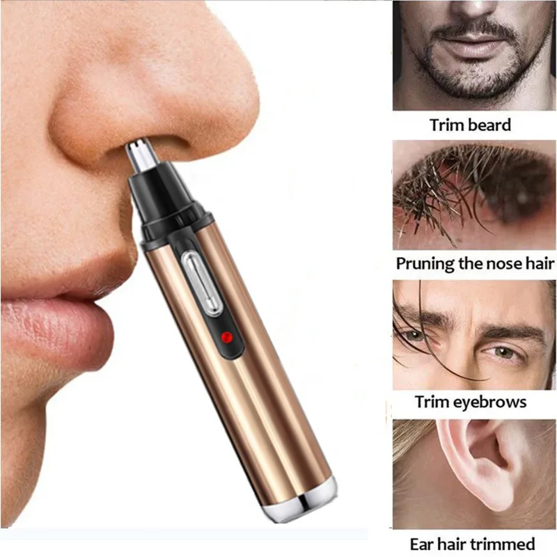 Electric Nose Hair Trimmer Nose Hair Shaver Nose Hair Trimmer Men's Nose Hair Cutting Scissors
Electric Nose Hair Trimmer Nose Hair Shaver Nose Hair Trimmer Men's Nose Hair Cutting Scissors
