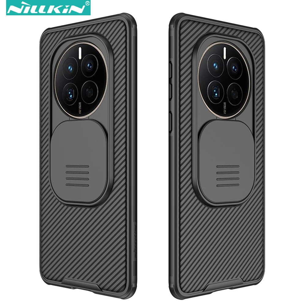 Чехол Nillkin для Huawei Mate 50 CamShield Pro, с защитным чехлом для камеры, жесткий чехол из поликарбоната + ТПУ 
Чехол Nillkin для Huawei Mate 50 CamShield Pro, с защитным чехлом для камеры, жесткий чехол из поликарбоната + ТПУ