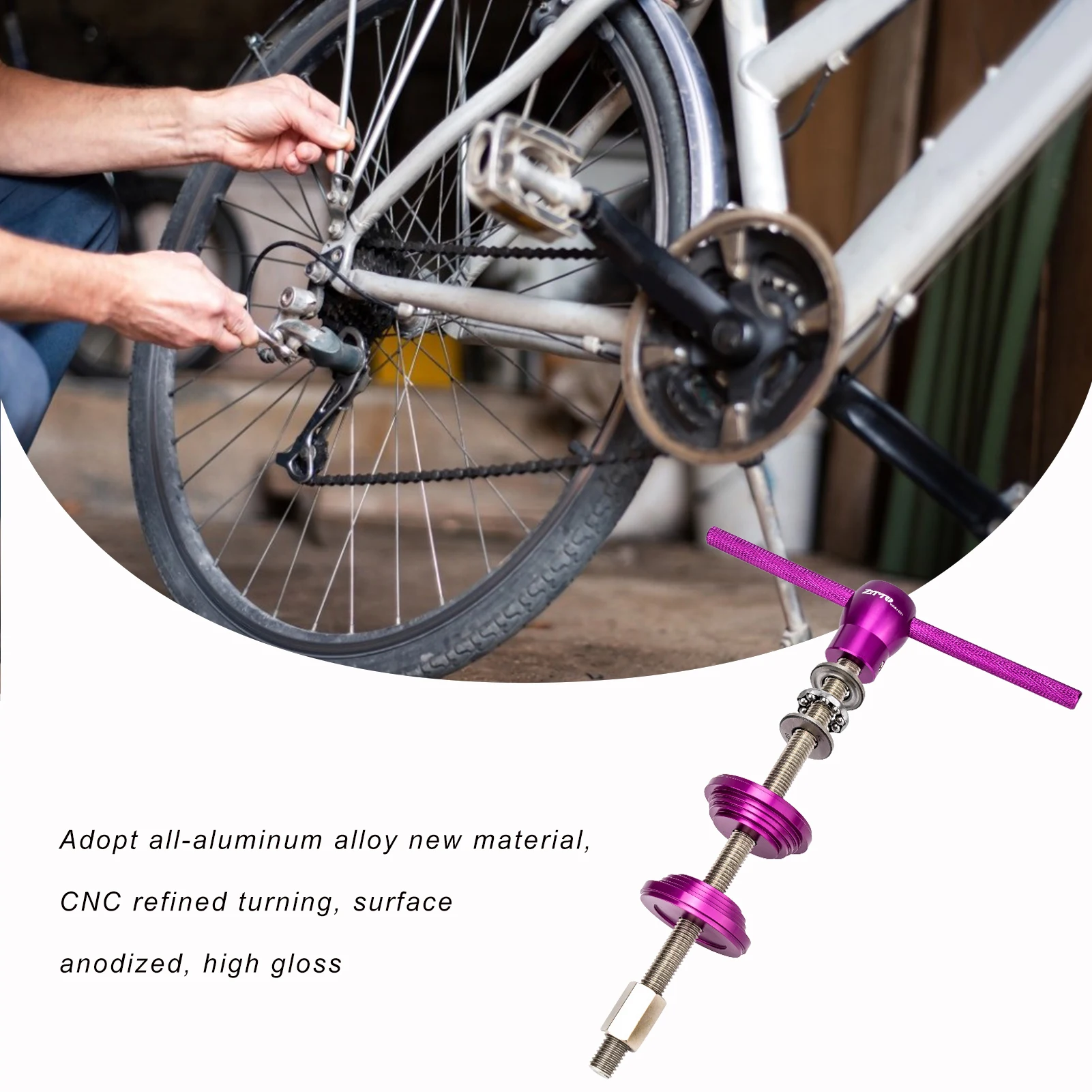 Bicycle Headset Installation Dismount Tools Bike Headset Press-in Tool Press-in Type BB Central Shaft Remove Bearing Press
Bicycle Headset Installation Dismount Tools Bike Headset Press-in Tool Press-in Type BB Central Shaft Remove Bearing Press