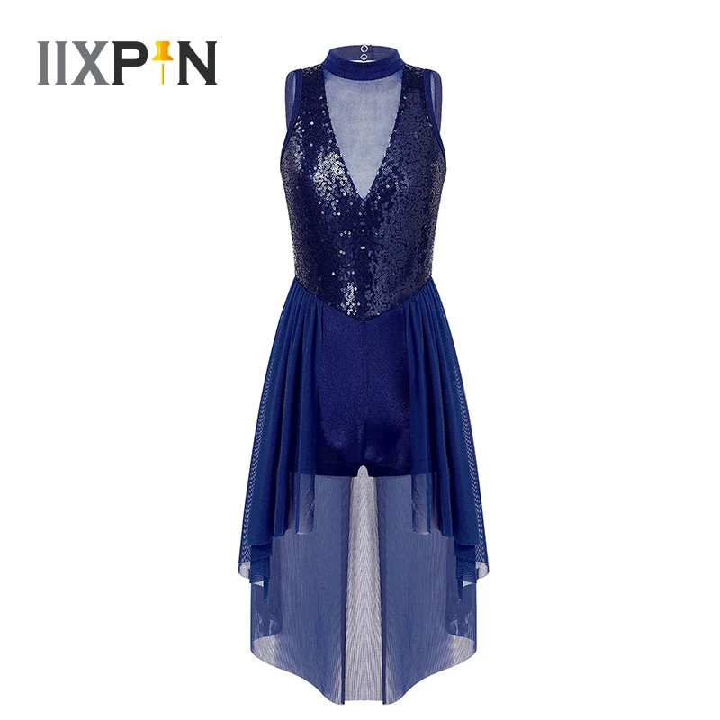 Kids Girls Contemporary Lyrical Dance Costumes Sleeveless Shiny Sequins Ballet Dance Leotard Dress Figure Ice Skating Dress
Kids Girls Contemporary Lyrical Dance Costumes Sleeveless Shiny Sequins Ballet Dance Leotard Dress Figure Ice Skating Dress