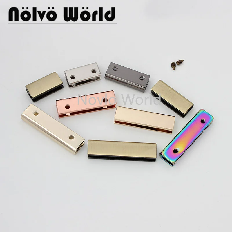 100pcs 20mm 25mm 34mm 38mm 7 colors bag purse strap decoration end clips by screws,high quality square strap cover clasp
100pcs 20mm 25mm 34mm 38mm 7 colors bag purse strap decoration end clips by screws,high quality square strap cover clasp