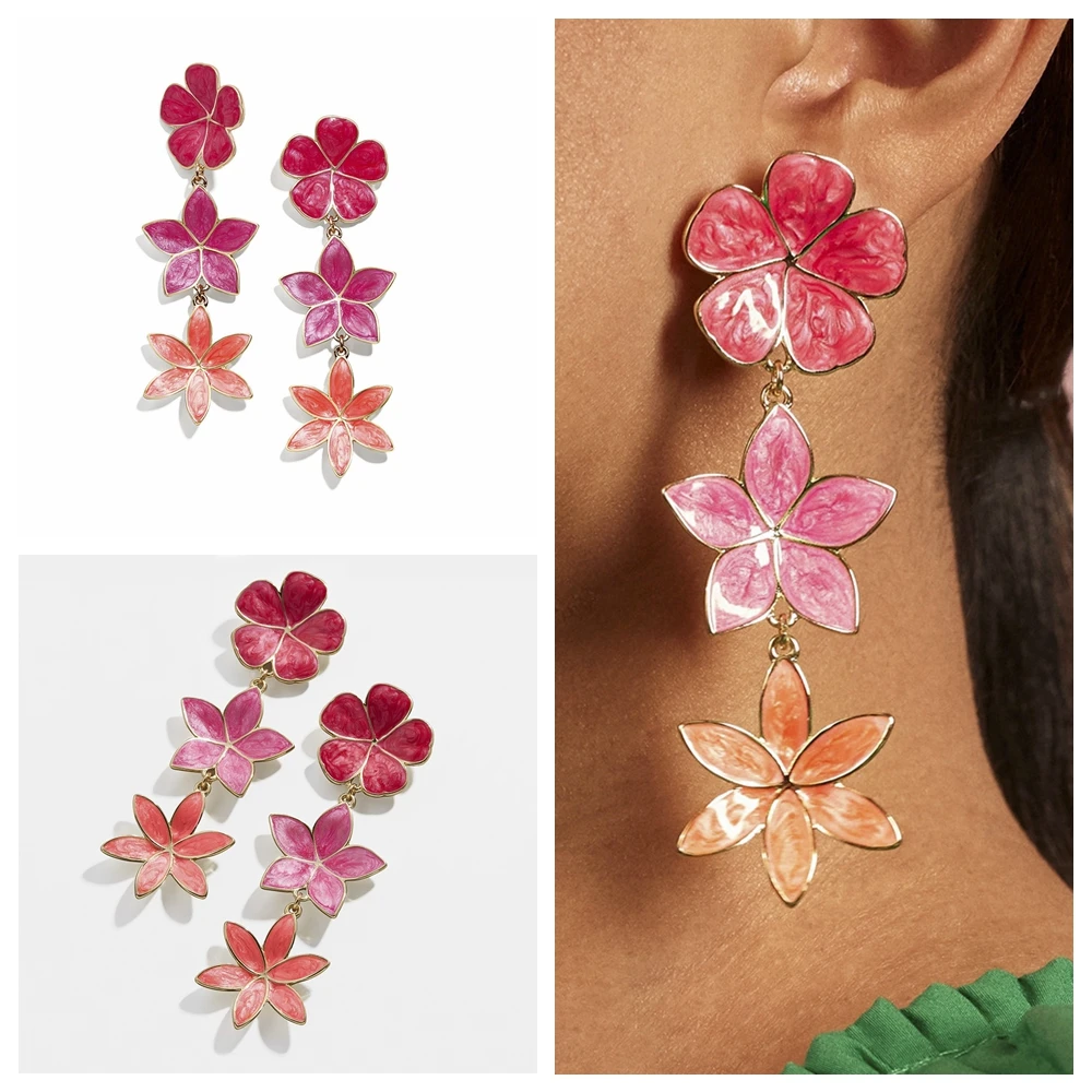 2022 Long Flowers Pendants Earrings New Flower Drip Oil Red Blue Pendant Women Vintage Trendy Multilayers Ethnic Summer Jewelry
2022 Long Flowers Pendants Earrings New Flower Drip Oil Red Blue Pendant Women Vintage Trendy Multilayers Ethnic Summer Jewelry
