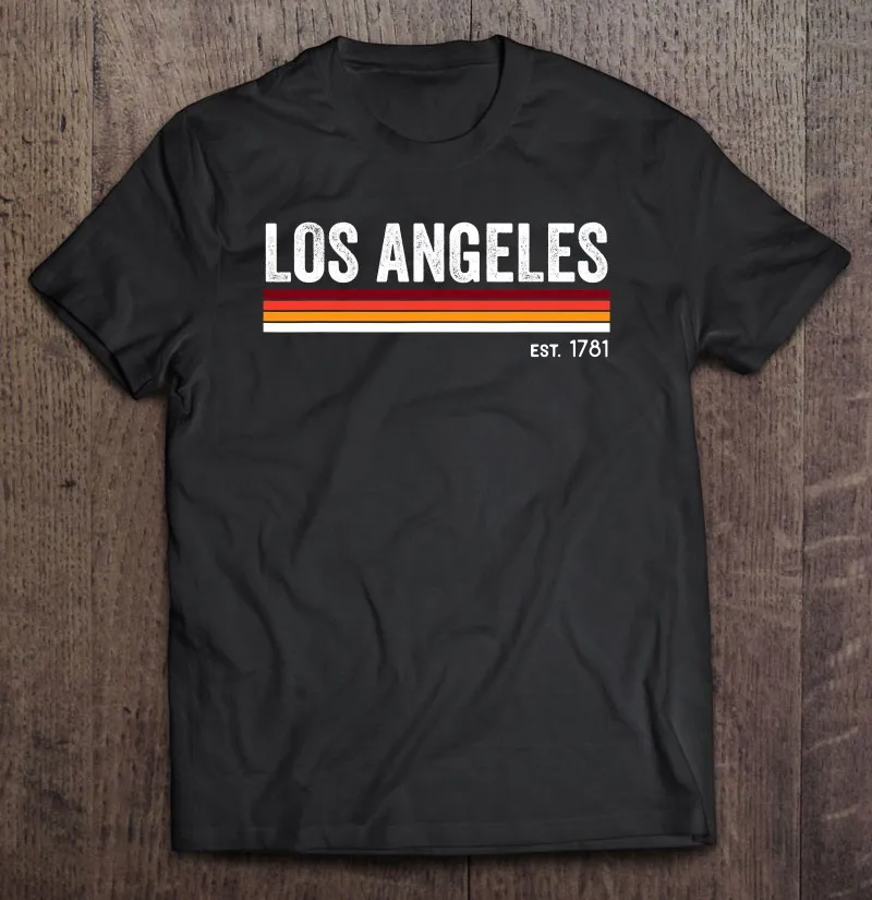 Винтажные сувенирные Ретро-футболки Los Angeles City Est 1781, мужские футболки, мужские футболки
Винтажные сувенирные Ретро-футболки Los Angeles City Est 1781, мужские футболки, мужские футболки