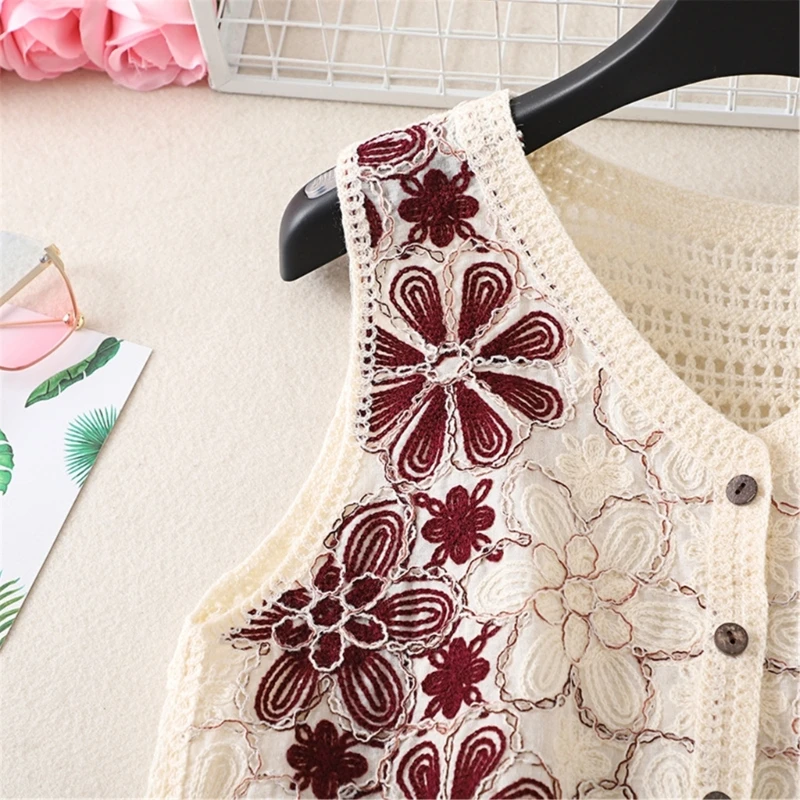 Crocheted Short Tanks Tops Women Hollow Knit Vest Sling Short Top Cardigan Sleeveless Camis Crop Tops Camisole Waistcoat
Crocheted Short Tanks Tops Women Hollow Knit Vest Sling Short Top Cardigan Sleeveless Camis Crop Tops Camisole Waistcoat