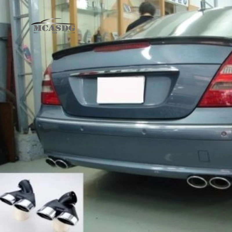1 Pair Exhaust Pipe Dual Tip Fit For Mercedes E Class E250 E200 E300 W211 2002-2007
1 Pair Exhaust Pipe Dual Tip Fit For Mercedes E Class E250 E200 E300 W211 2002-2007