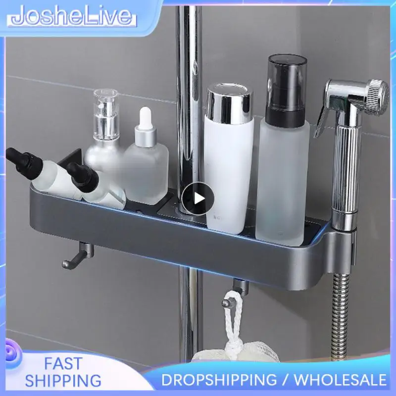 Wear-resistant And Anti-fouling Tray Storage Box Rain Storage Rack Adjustable Lifting Buckle Embedded Shower Rack Home Supplies
Wear-resistant And Anti-fouling Tray Storage Box Rain Storage Rack Adjustable Lifting Buckle Embedded Shower Rack Home Supplies
