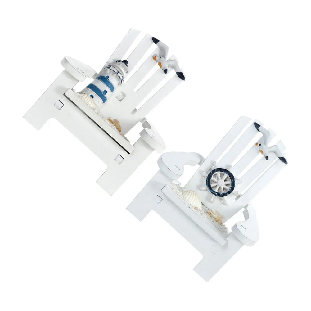 2pcs Beach Chair Lighthouse Creative Wooden Mini Chair Desktop Ornaments for Office
2pcs Beach Chair Lighthouse Creative Wooden Mini Chair Desktop Ornaments for Office