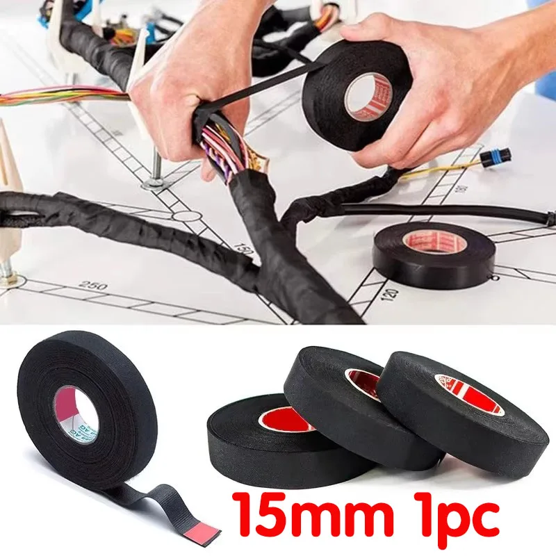 Термостойкая тканевая лента Coroplast 15 метров черная 9/15/19/25 мм
Термостойкая тканевая лента Coroplast 15 метров черная 9/15/19/25 мм