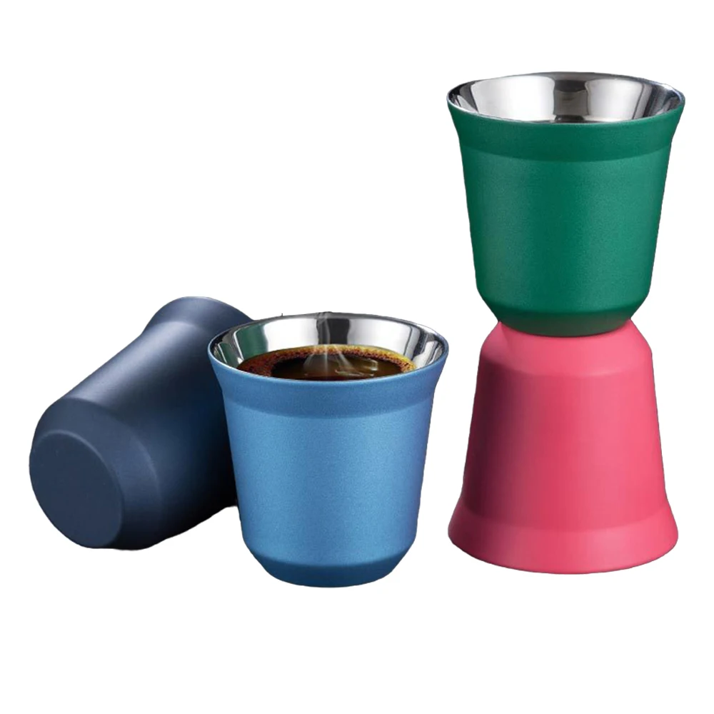 80ml Double Wall Stainless Steel Espresso Cup Nespresso Pixie Insulation Coffee CupShape Cute Capsule Thermo Cup Coffee Mugs
80ml Double Wall Stainless Steel Espresso Cup Nespresso Pixie Insulation Coffee CupShape Cute Capsule Thermo Cup Coffee Mugs