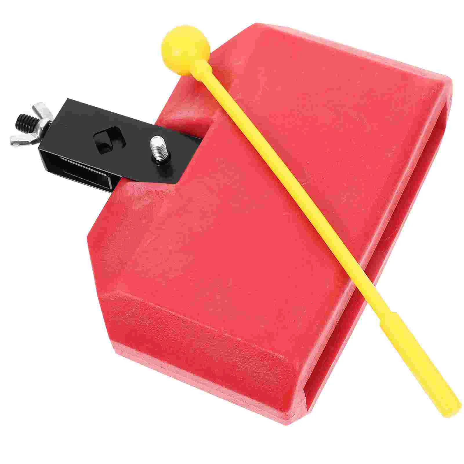 

Drum Kit Accessories Percussion Latin Musical Instrument Accessory Cow Bell Red Drums Tambor