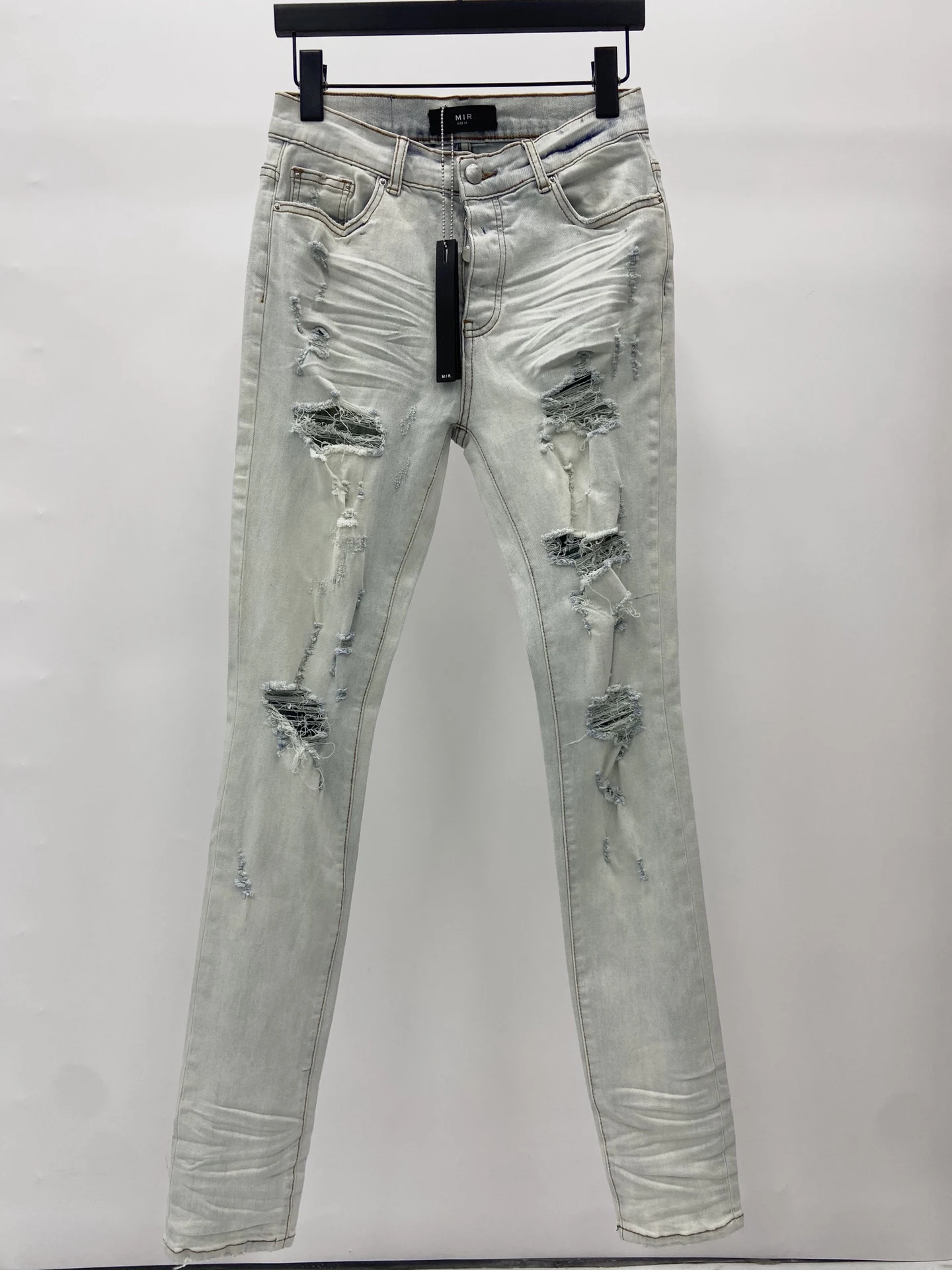 2021SS New AMR Best Quality Washed Basic Jeans Men Women HipHop Streetwer Distressed Denim Trousers Men Straight Ripped Jeans
2021SS New AMR Best Quality Washed Basic Jeans Men Women HipHop Streetwer Distressed Denim Trousers Men Straight Ripped Jeans