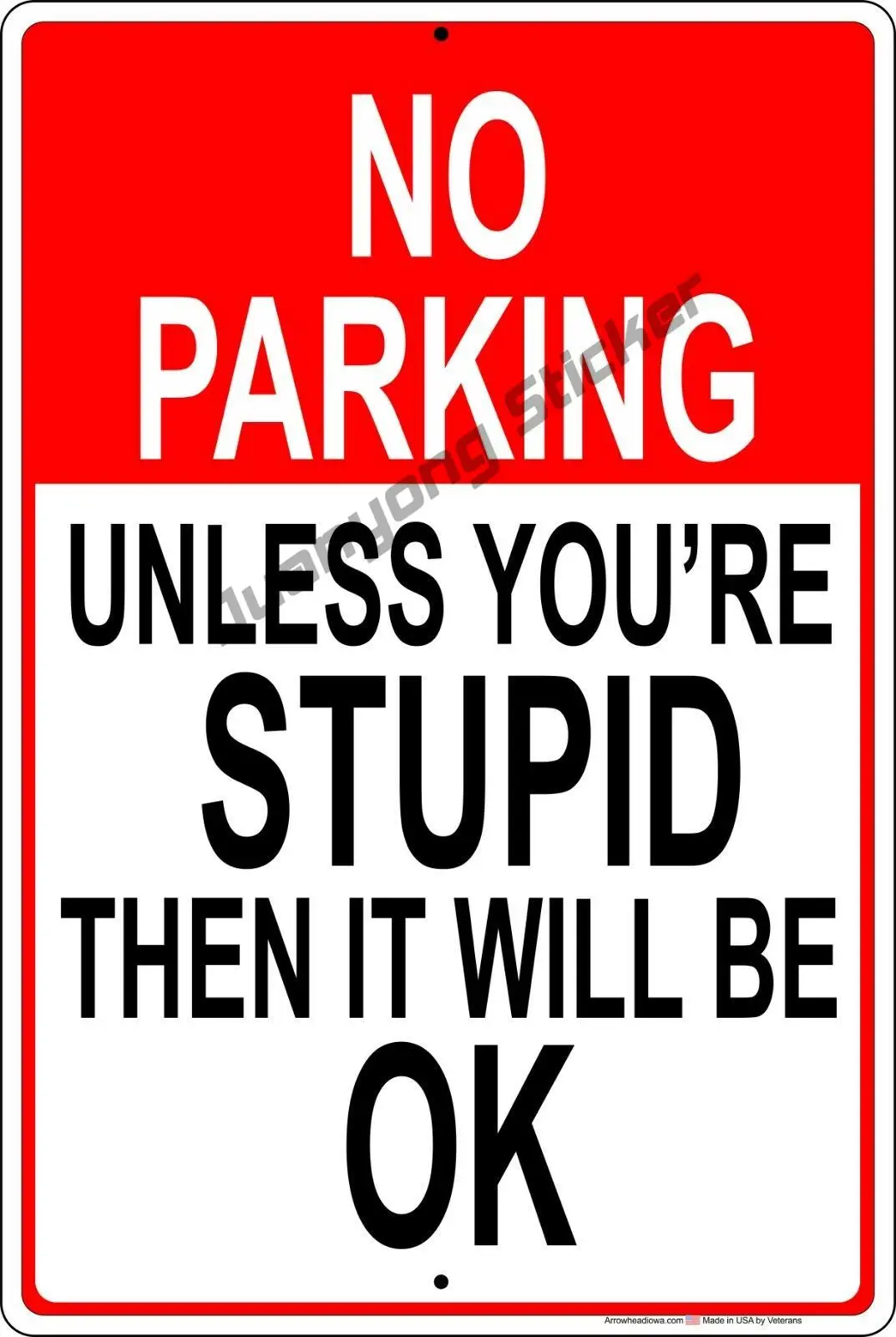 NO Parking Unless You're Stupid Funny Car Stickers and Decals Sign Novelty JDM Refit Creative Sticker Car Accessories
NO Parking Unless You're Stupid Funny Car Stickers and Decals Sign Novelty JDM Refit Creative Sticker Car Accessories