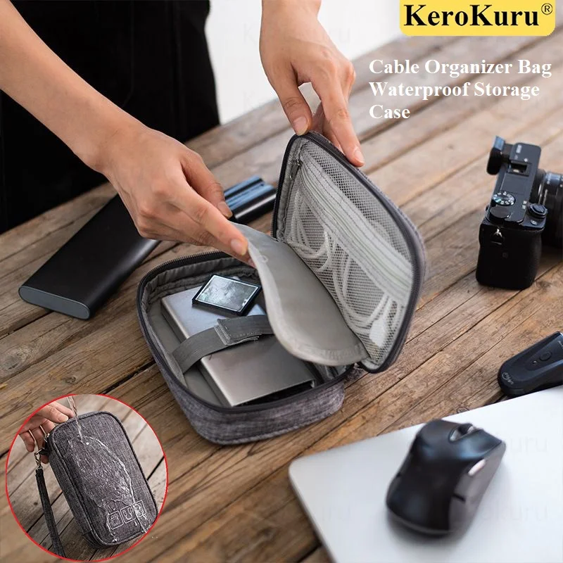 Cable Organizer Bag Waterproof Storage Case for Wired Headphone Earphone USB Cable Cell Phones Charger Digital Accessories Bag
Cable Organizer Bag Waterproof Storage Case for Wired Headphone Earphone USB Cable Cell Phones Charger Digital Accessories Bag
