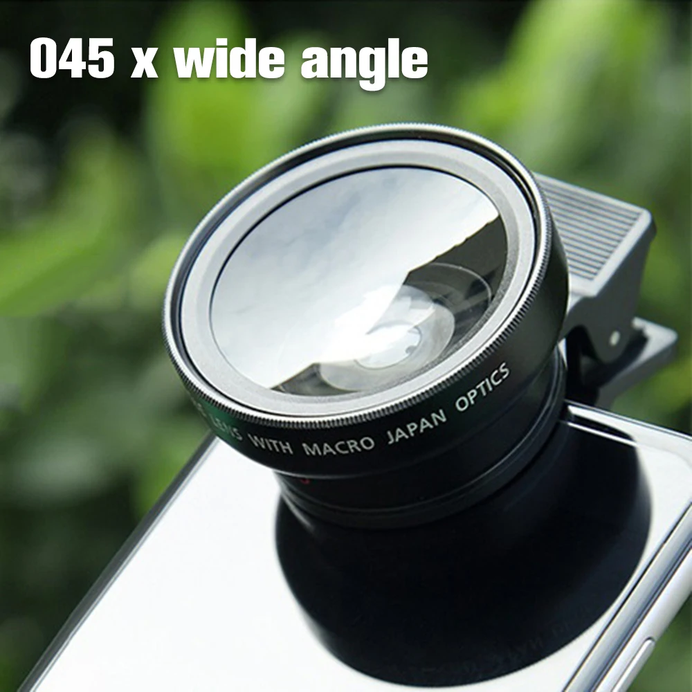 Universal Clip Universal Mobile Phone Professional 37MM 0.45X 49UV Super Wide Angle + Macro Two-in-one Mobile Phone Lens
Universal Clip Universal Mobile Phone Professional 37MM 0.45X 49UV Super Wide Angle + Macro Two-in-one Mobile Phone Lens