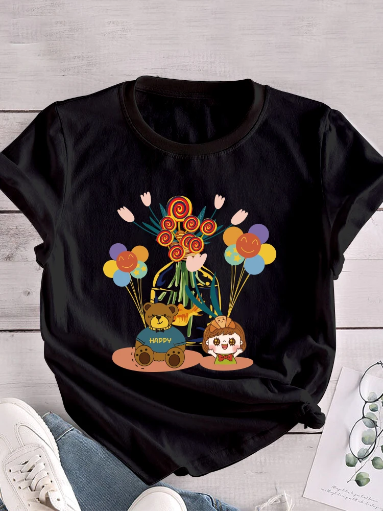 Clothing Women T-Shirts Graphic Cute Bear Tshirts Ladies Tops 2022 Short Sleeve Aesthetic Cartoon Harajuku Ladies Tees T shirt
Clothing Women T-Shirts Graphic Cute Bear Tshirts Ladies Tops 2022 Short Sleeve Aesthetic Cartoon Harajuku Ladies Tees T shirt