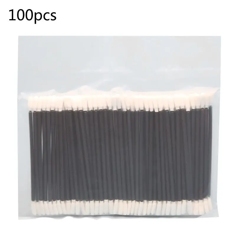 100Pcs Double-Headed Polyester Cloth Tips Cleaning Swabs Black Plastic Handle Dust-Free Sticks for Printhead Drop Shipping
100Pcs Double-Headed Polyester Cloth Tips Cleaning Swabs Black Plastic Handle Dust-Free Sticks for Printhead Drop Shipping