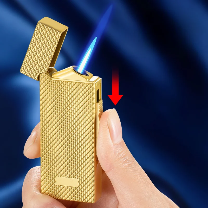 Personalized and Creative High Pressure Jet Blue Flame Metal Steel Sound Loud Wind Proof Direct Charge Lighter
Personalized and Creative High Pressure Jet Blue Flame Metal Steel Sound Loud Wind Proof Direct Charge Lighter