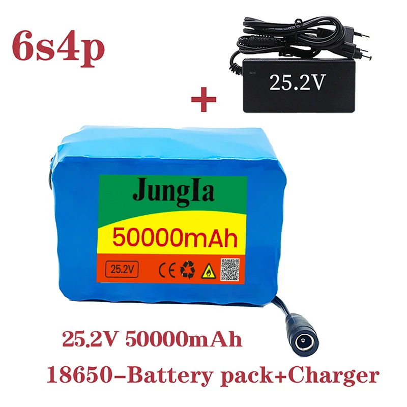 

Литиевая батарея Quality18650, 24 В, 50 Ач, 25,2 в, 50000 мАч, электрический велосипед, мопед/Электрический/фотоаккумулятор + зарядное устройство