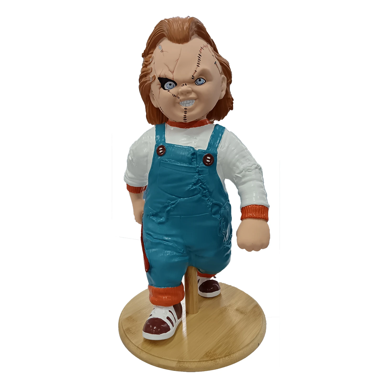 high-quality Lifelike Chucky Doll Horror Latex Props Halloween Horror Party Decoration Foam Filling
high-quality Lifelike Chucky Doll Horror Latex Props Halloween Horror Party Decoration Foam Filling
