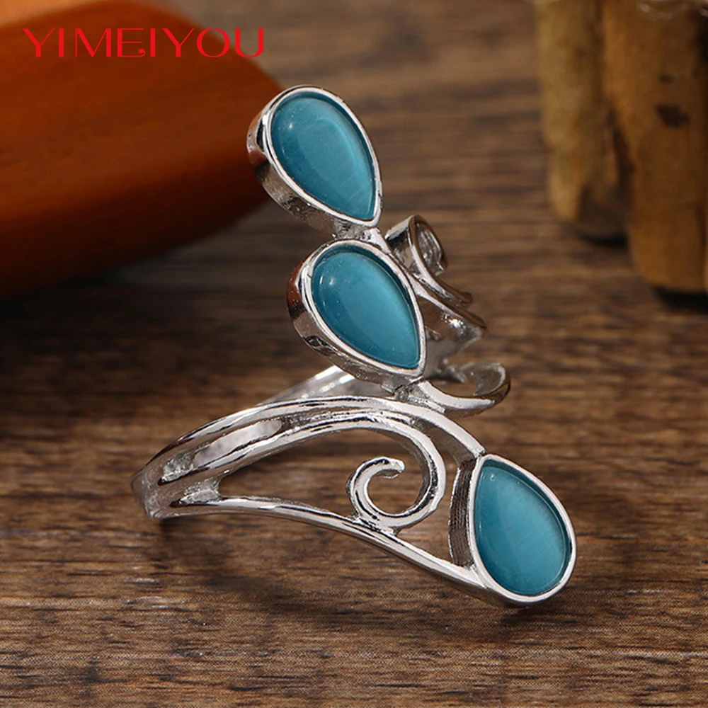Rings Blue Stone Crytal Fashion Jewelry Women Trendy New Styles Alloy Party Classic High-quality Sets
Rings Blue Stone Crytal Fashion Jewelry Women Trendy New Styles Alloy Party Classic High-quality Sets