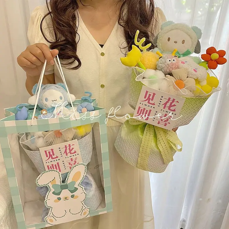 Милый Sanrios аниме Hello Kitty Kuromi Cinnamoroll мультяшный милый плюшевый Творческий предмет отправка подружкам праздничный подарок
Милый Sanrios аниме Hello Kitty Kuromi Cinnamoroll мультяшный милый плюшевый Творческий предмет отправка подружкам праздничный подарок