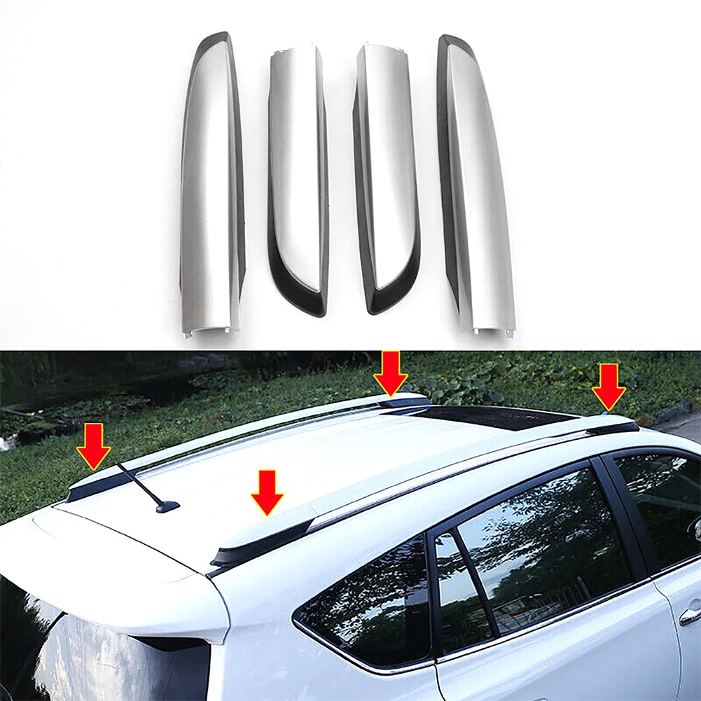 4pcs Silver Car Roof Rack Rail End Cover Shell Cap For Toyota For RAV4 XA40 2013-2018 Exterior Parts Roof Racks Boxe Accessories
4pcs Silver Car Roof Rack Rail End Cover Shell Cap For Toyota For RAV4 XA40 2013-2018 Exterior Parts Roof Racks Boxe Accessories