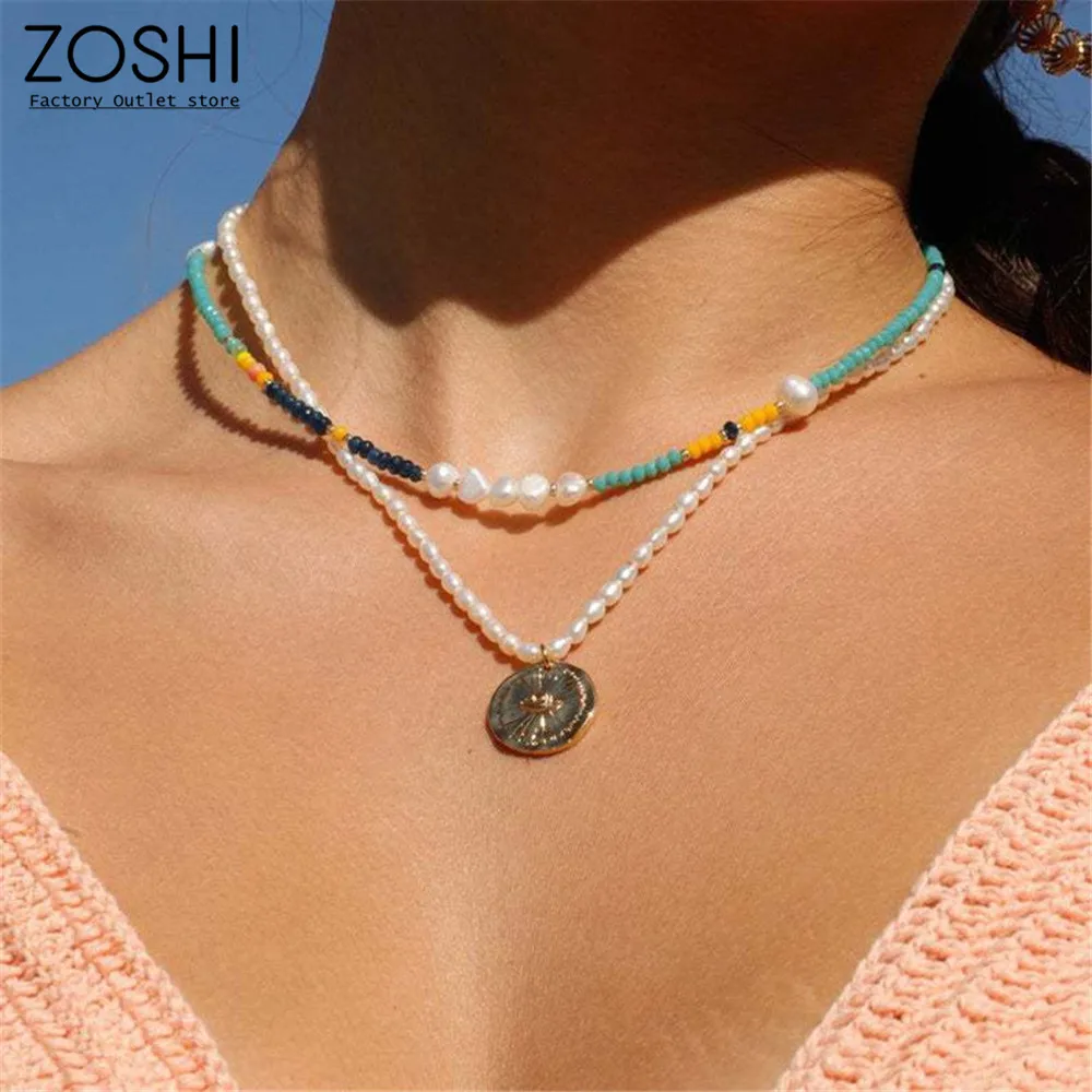 Women Exquisite Small Mix Big Freshwater Pearls Necklace Handmade Adjustable Beaded Choker Fashion Bohemian Jewelry Wholesale
Women Exquisite Small Mix Big Freshwater Pearls Necklace Handmade Adjustable Beaded Choker Fashion Bohemian Jewelry Wholesale