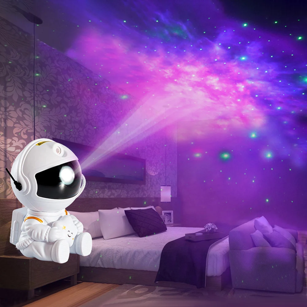 Galaxy Star Projector Starry Sky Night Light Astronaut Lamp Home Room Decor Decoration Bedroom Decorative Luminaires Gift
Galaxy Star Projector Starry Sky Night Light Astronaut Lamp Home Room Decor Decoration Bedroom Decorative Luminaires Gift