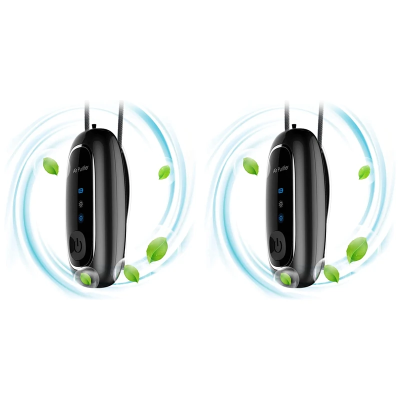 2X Portable Wearable Air Purifier Around The Neck Or On Collar UPDATE For Both Kids And Adults Air Purifier Necklace
2X Portable Wearable Air Purifier Around The Neck Or On Collar UPDATE For Both Kids And Adults Air Purifier Necklace
