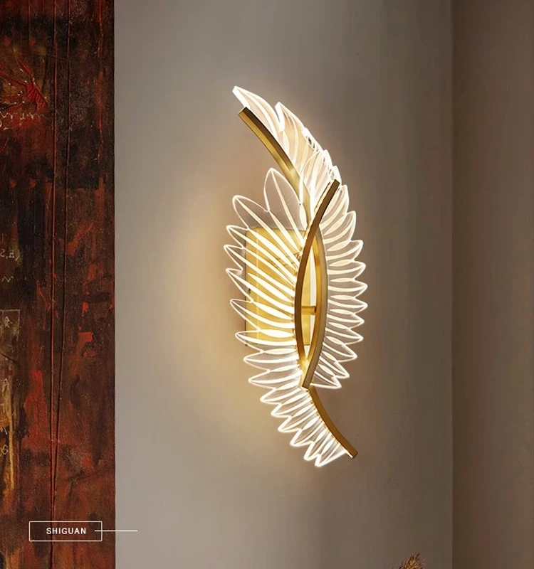 Nordic LED Wall Lamp Feather Wings Designer Artistic Living Room Wall Light Bulb Bedroom Bedside Lamp Room Lighting
Nordic LED Wall Lamp Feather Wings Designer Artistic Living Room Wall Light Bulb Bedroom Bedside Lamp Room Lighting