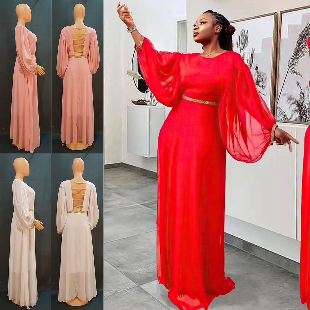 Dinner Dresses for Women African Evening Party Gown Chiffon African Kanga Clothing Sexy Hollow Out Backless Elegant Kaftan Plus
Dinner Dresses for Women African Evening Party Gown Chiffon African Kanga Clothing Sexy Hollow Out Backless Elegant Kaftan Plus