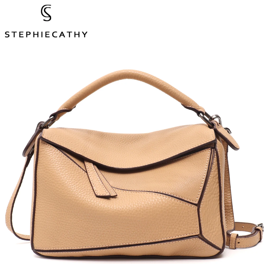SC 2021 Fashion Designer Genuine Leather Shoulder Bag Women Luxury Top-Handle Purse Female Geometric Patchwork Crossbody Handbag
SC 2021 Fashion Designer Genuine Leather Shoulder Bag Women Luxury Top-Handle Purse Female Geometric Patchwork Crossbody Handbag