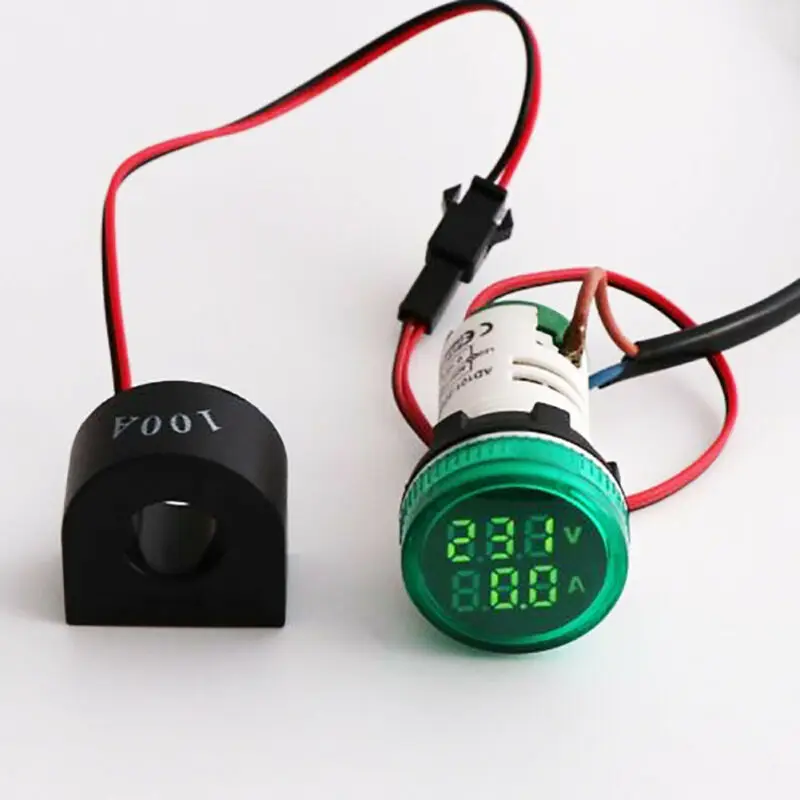 AC 50-500V LED Digital Display Voltmeter Signal Light Voltage Meter Indicator Signal Lights
AC 50-500V LED Digital Display Voltmeter Signal Light Voltage Meter Indicator Signal Lights