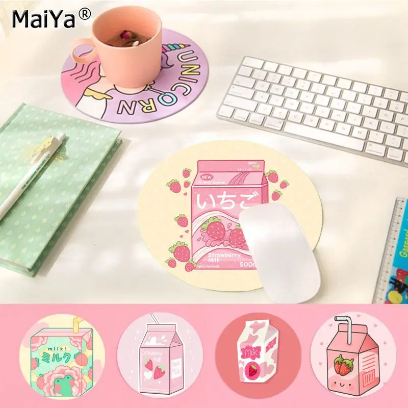Top Quality Kawaii Japanese Strawberry Milk Beautiful Anime round Mouse Mat gaming Mousepad Rug For PC Laptop Notebook
Top Quality Kawaii Japanese Strawberry Milk Beautiful Anime round Mouse Mat gaming Mousepad Rug For PC Laptop Notebook