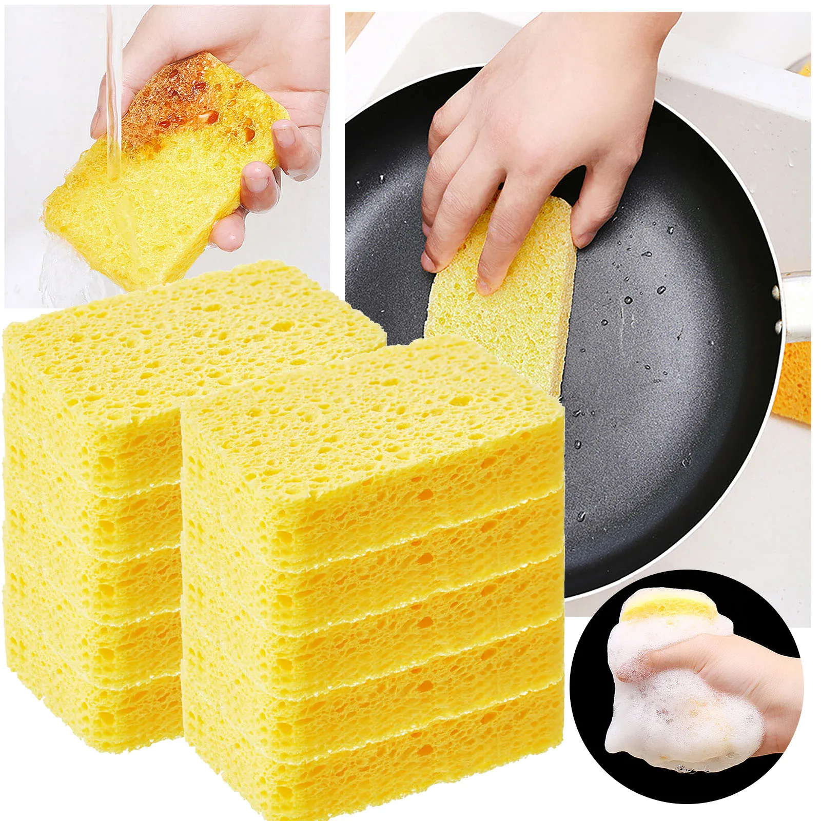 Cellulose Sponge Water Absorption Kitchen Dish Bowl Washing Sponge Cloth Tableware Supply Stainless Steel Expandable Squeegee
Cellulose Sponge Water Absorption Kitchen Dish Bowl Washing Sponge Cloth Tableware Supply Stainless Steel Expandable Squeegee