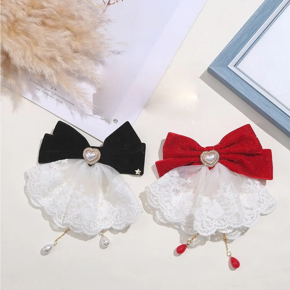 Children New Year Cute Pearl Hair Clip Bow Hairpins Baby Girls Lovely Ornament Tassel Kids Hair Accessories
Children New Year Cute Pearl Hair Clip Bow Hairpins Baby Girls Lovely Ornament Tassel Kids Hair Accessories